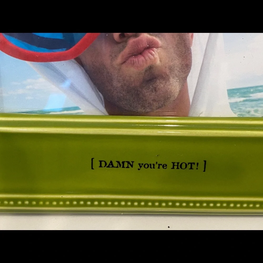 NWT Damn You’re Hot Funny Photo Picture Frame 4x6 Anniversary Gift Boyfriend